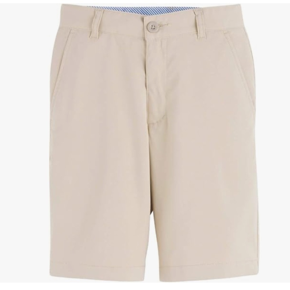 NWT Tommy Hilfiger Performance Gold Uniform Shorts Khaki Sz 16 adjustable waist